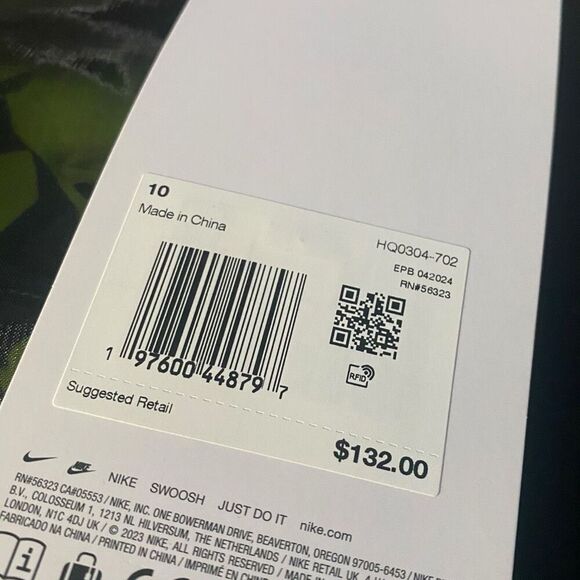 Nike Vapor Grip3 Goalkeeper Gloves Volt Black Soccer Goalie HQ0304-702 size 10 - Picture 7 of 7